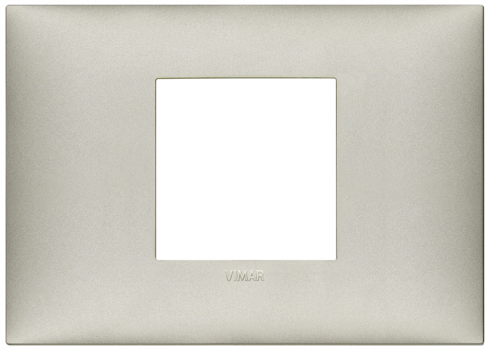 Rama Ornament 2M pt doza de 3M Vimar Neve nichel mat 09672.22 [1]