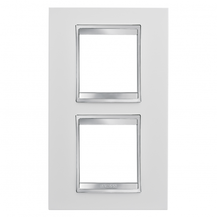 Rama Ornament 2P verticala LUX Gewiss Chorus alb GW16224TB [1]