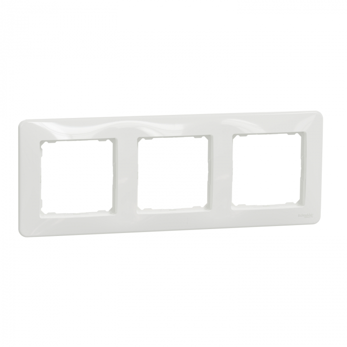 Rama Ornament 3 posturi Schneider Sedna alb SDD311803 [1]