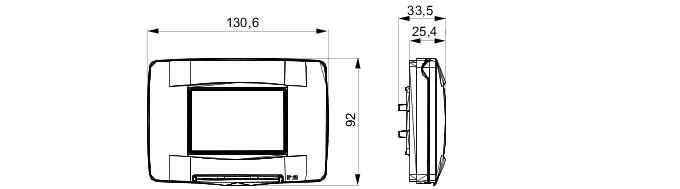 Rama Ornament 3M Gewiss Chorus IP55 alb GW16703TB [2]