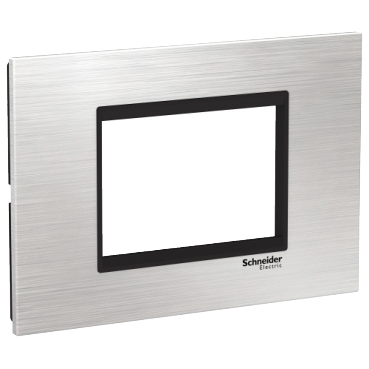 Rama Ornament 3M inox Schneider Eazy Styl argintiu/negru LMR7663035 [1]