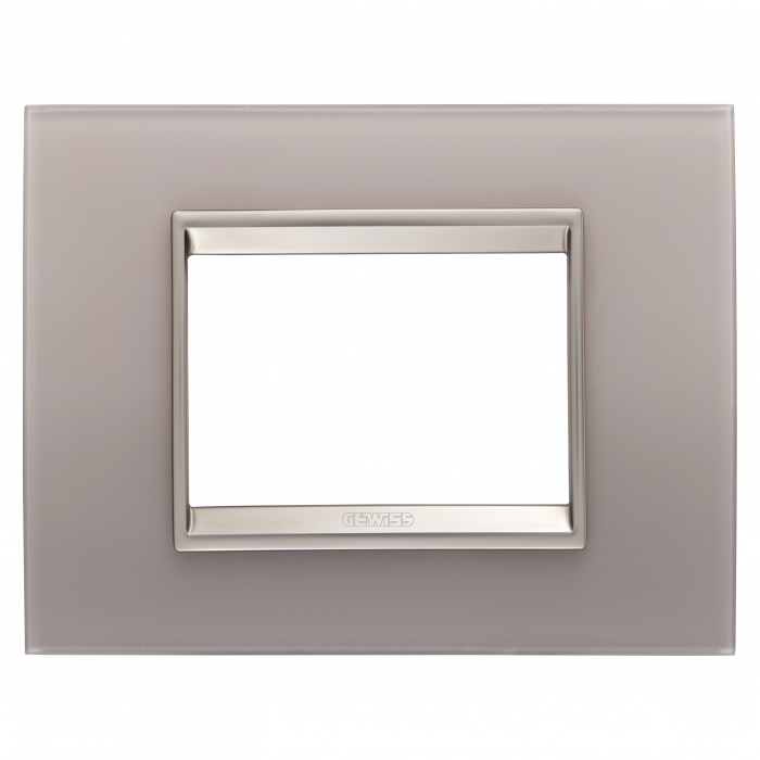 Rama Ornament 3M sticla LUX Gewiss Chorus gri perlat GW16203GP [1]