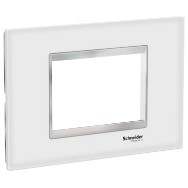 Rama Ornament 3M sticla Schneider Eazy Styl alb/crom LMR7963038 [1]