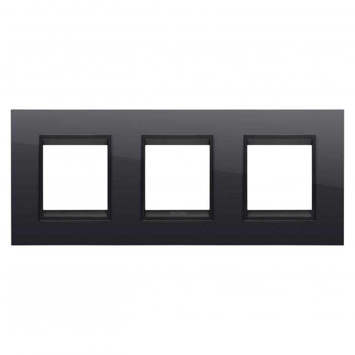 Rama Ornament 3P LUX Gewiss Chorus monocrom negru GW16226YN [1]