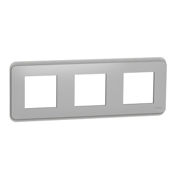 Rama Ornament 3P Schneider Unica Pro aluminiu NU400630 [1]