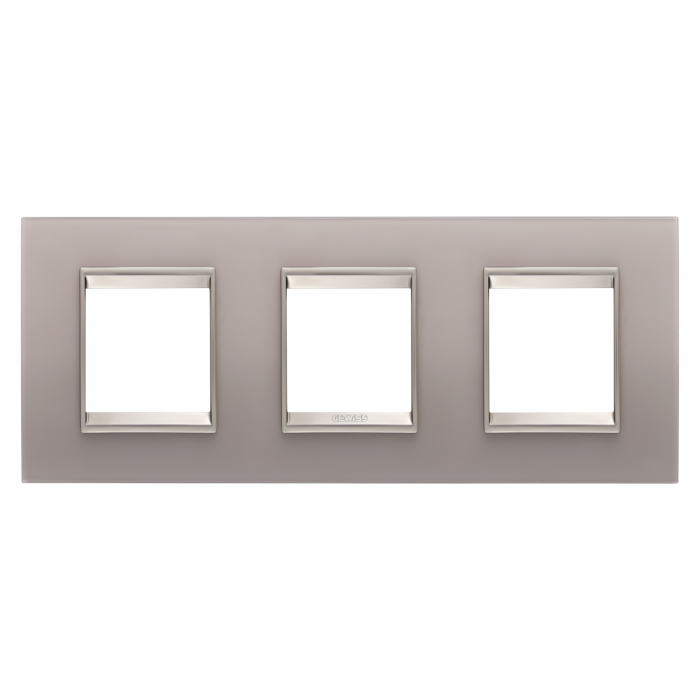 Rama Ornament 3P sticla LUX Gewiss Chorus gri perlat GW16226GP [1]