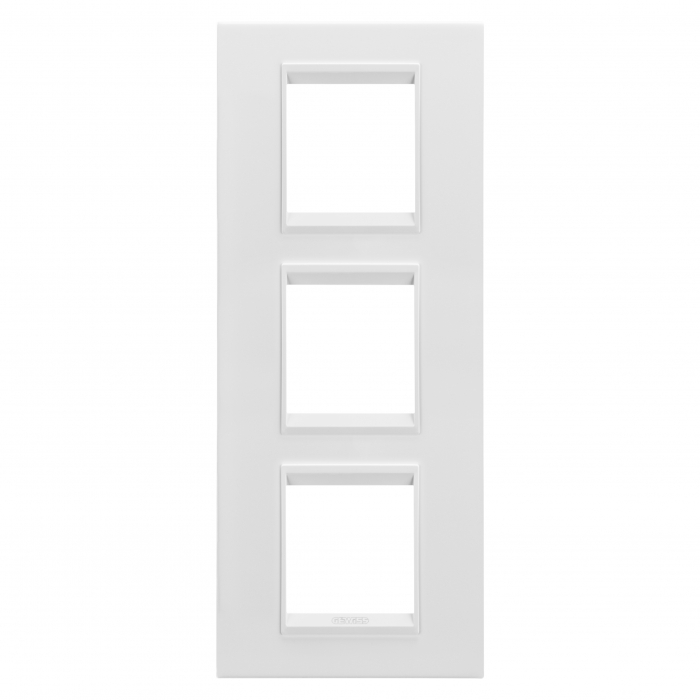 Rama Ornament 3P verticala metal LUX Gewiss Chorus monocrom alb satinat GW16227XW [1]