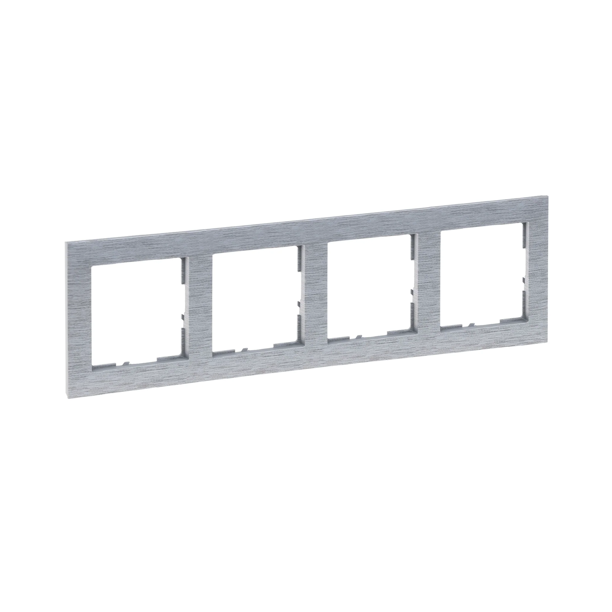 Rama ornament 4 posturi Legrand Suno aluminiu periat 721564 [1]