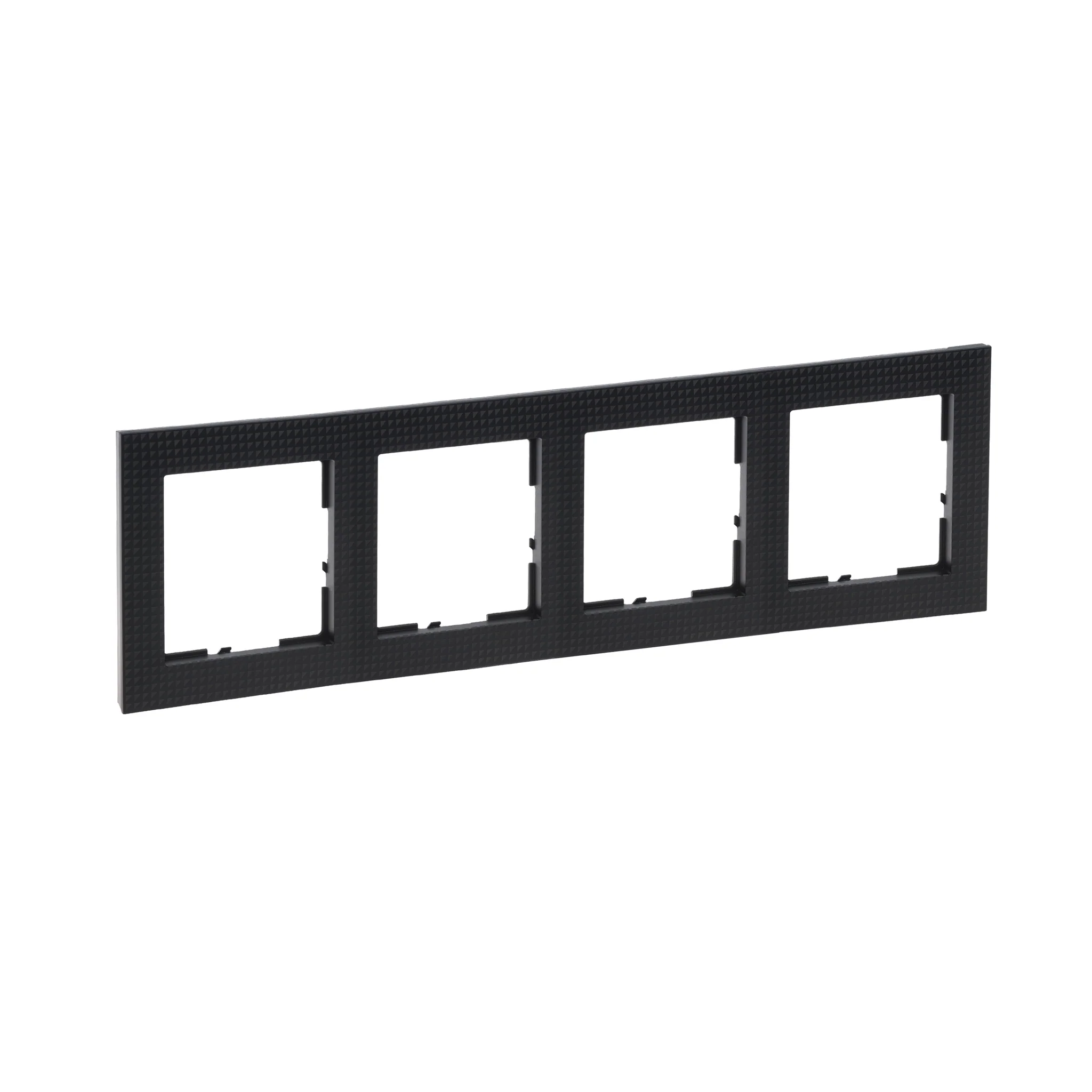 Rama ornament 4 posturi Legrand Suno negru calibrat 721574 [1]