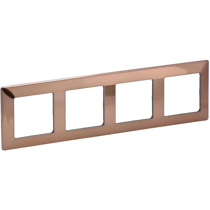 Rama ornament 4 posturi Legrand Valena Life cupru 754164 [1]