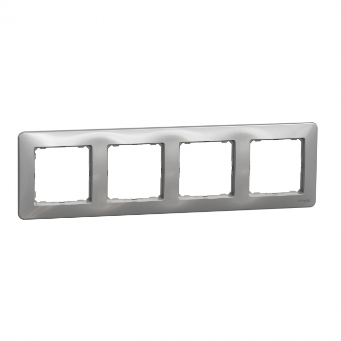 Rama Ornament 4 posturi Schneider Sedna aluminiu SDD313804 [1]