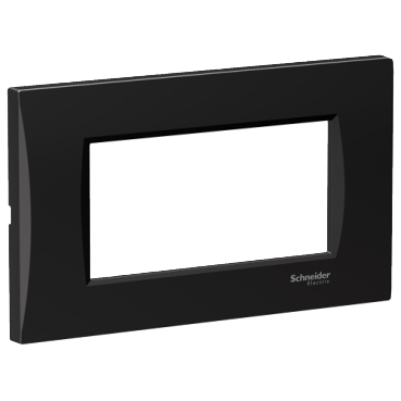 Rama Ornament 4M curbata Schneider Eazy Styl negru metalic LMR7364005 [1]