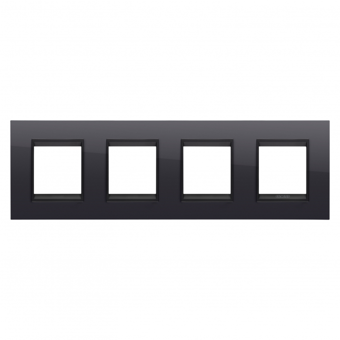 Rama Ornament 4P LUX Gewiss Chorus monocrom negru GW16228YN [1]