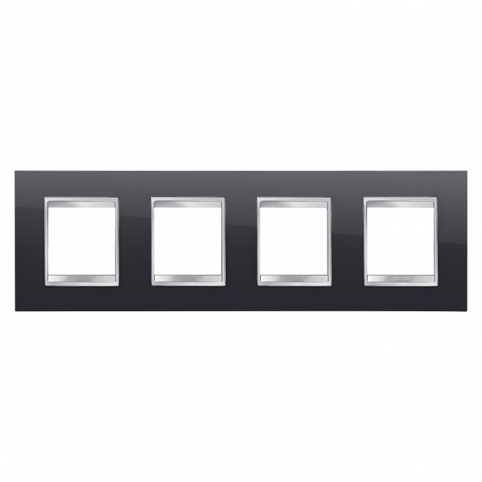Rama Ornament 4P LUX Gewiss Chorus negru GW16228TN [1]