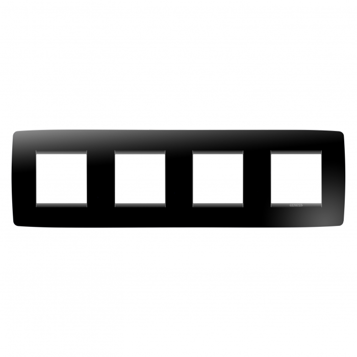Rama Ornament 4P ONE Gewiss Chorus negru GW16128TN [1]