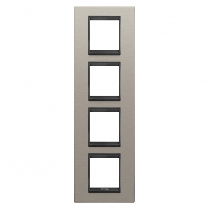 Rama Ornament 4P verticala metal LUX Gewiss Chorus aluminiu lavy GW16229WS [1]