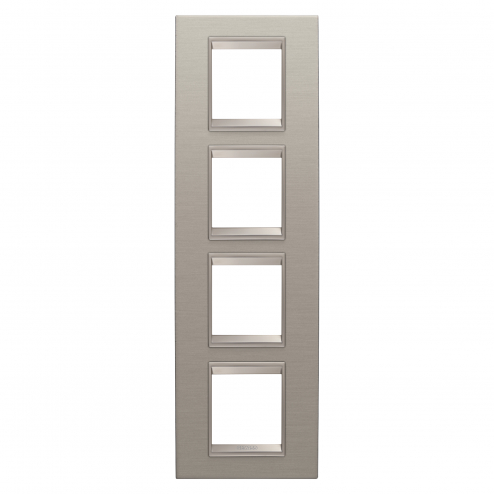 Rama Ornament 4P verticala metal LUX Gewiss Chorus aluminiu periat GW16229XS [1]