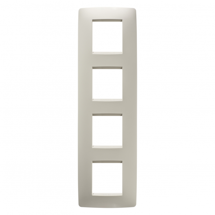 Rama Ornament 4P verticala ONE Gewiss Chorus Ivory GW16129TI [1]