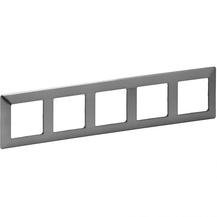 Rama ornament 5 posturi Legrand Valena Life inox 754155 [1]