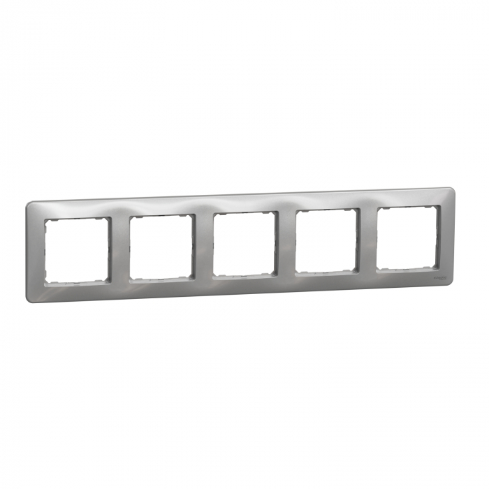 Rama Ornament 5 posturi Schneider Sedna aluminiu SDD313805 [1]