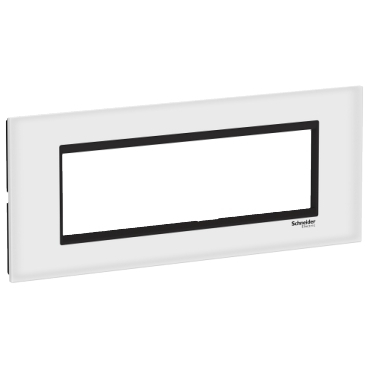 Rama Ornament 7M sticla Schneider Eazy Styl alb/negru LMR7967031 [1]