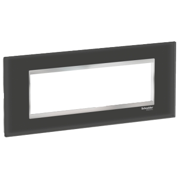 Rama Ornament 7M sticla Schneider Eazy Styl negru/crom LMR7937038 [1]