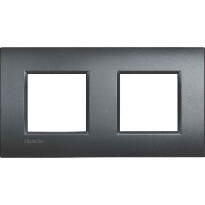 Rama Ornament AIR 2P Living Light Bticino antracit LNE4802M2AR [1]