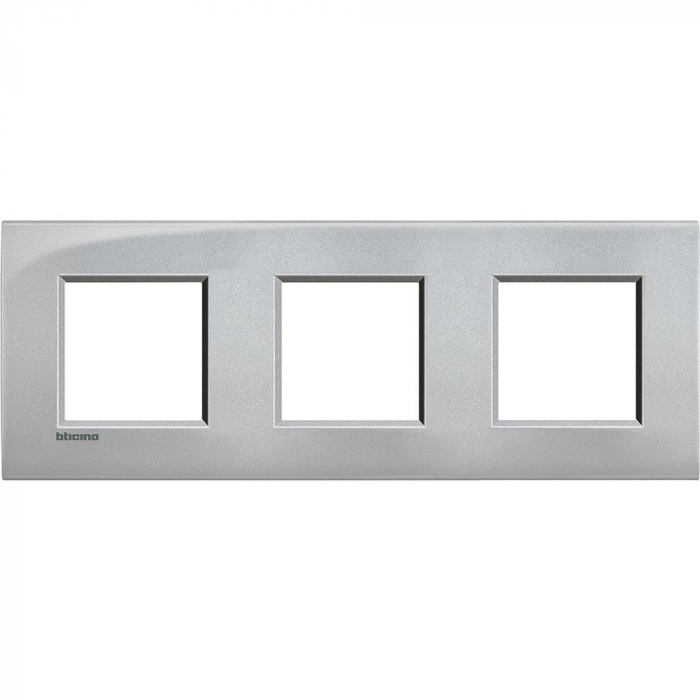 Rama Ornament AIR 3P Living Light Bticino aluminiu LNE4802M3TE [1]