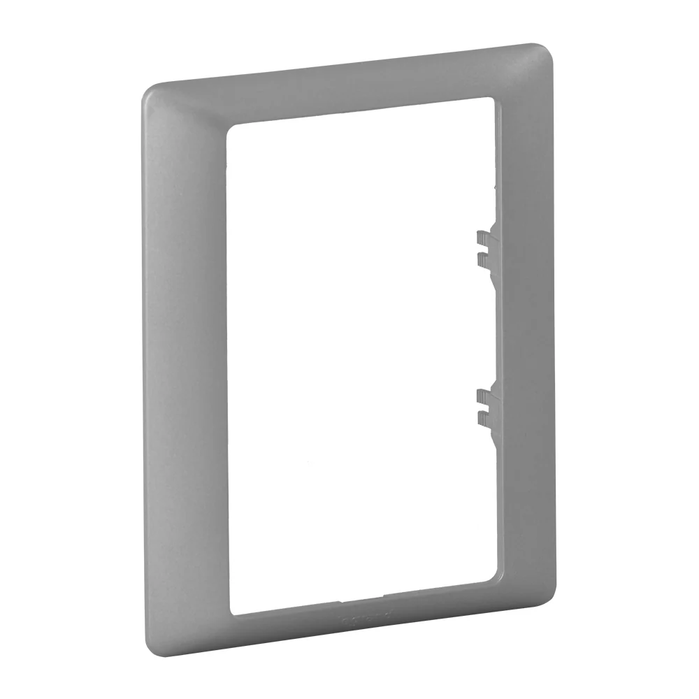 Rama ornament priza dubla Legrand Valena Life aluminiu 754241 [1]