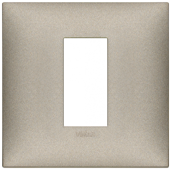 Rama Ornament rectangulara 1M Vimar Neve titaniu mat 09661.23 [1]