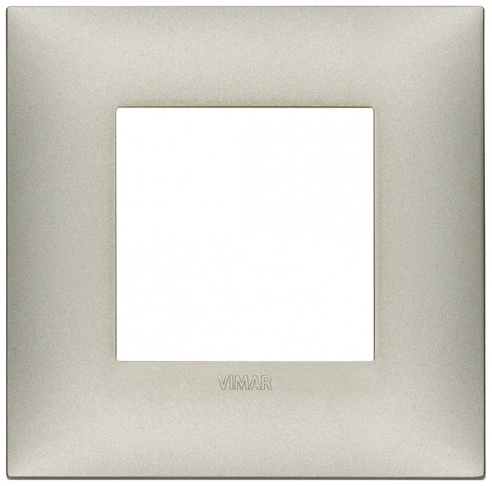 Rama Ornament rectangulara 2M Vimar Neve nichel mat 09662.22 [1]