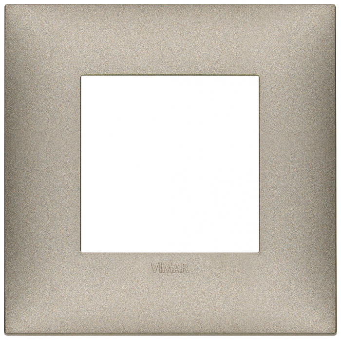 Rama Ornament rectangulara 2M Vimar Neve titaniu mat 09662.23 [1]