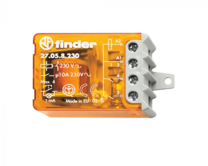 Releu pas cu pas (teleruptor) 4 secvente 10A 2ND 230V Finder 270582300000 [1]