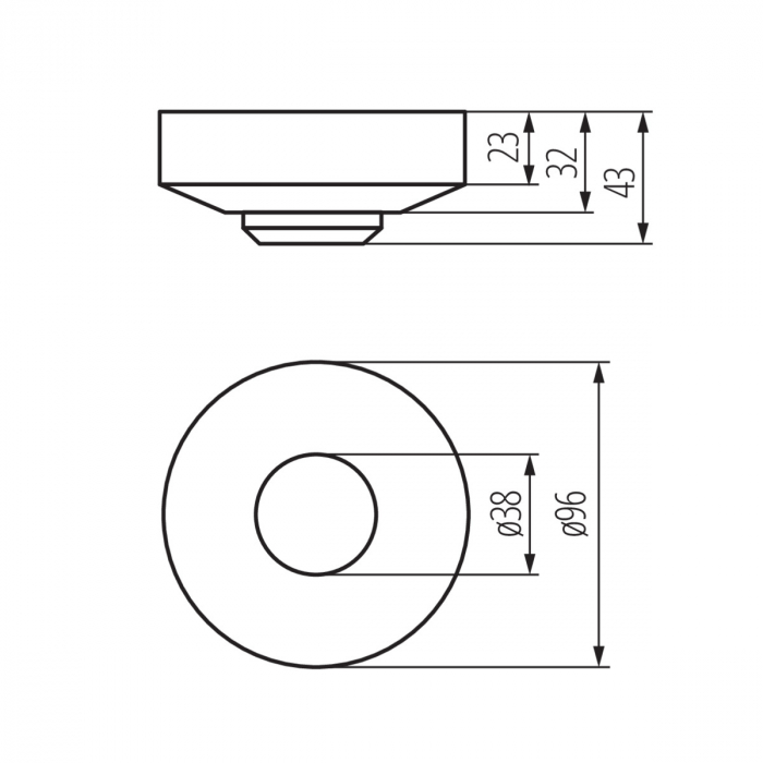 Senzor miscare 360 grade PT 1000W IP20 Kanlux 8821 [2]