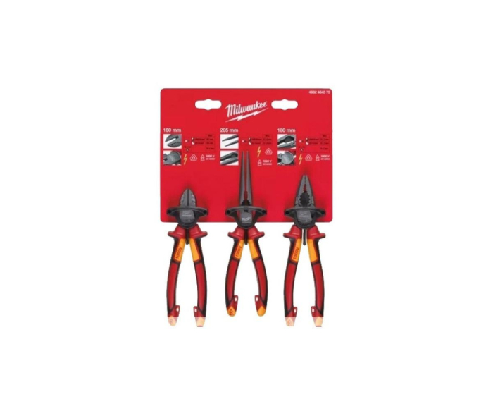 Set 3 clesti VDE izolati rezistenti la 1000V Milwaukee 4932464575 [2]