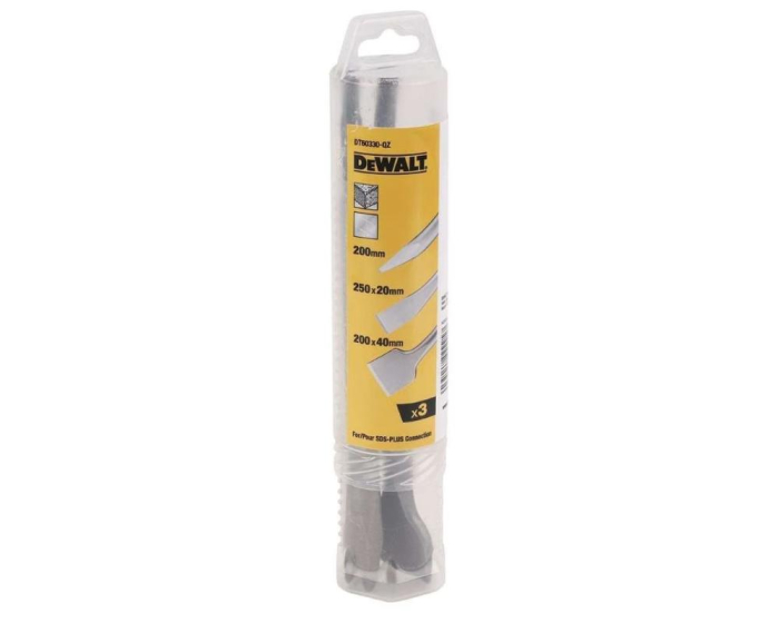 Set 3 dalti SDS Plus spit si plata DeWalt DT60330-QZ [2]