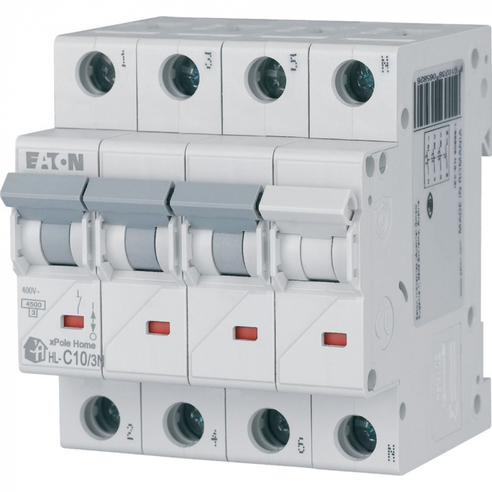 Siguranta automata 10A 3P+N C 4,5ka Xpole Eaton HL-C10/3N [2]