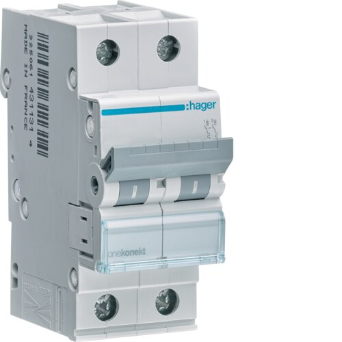 Siguranta automata 16A 2P Curba C 6ka Hager MCN216 [1]