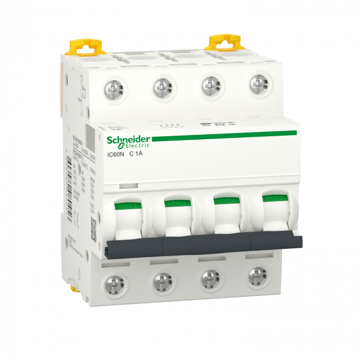 Siguranta automata 1A 4P 6ka ACTI9 iC60N Schneider A9F74401 [1]