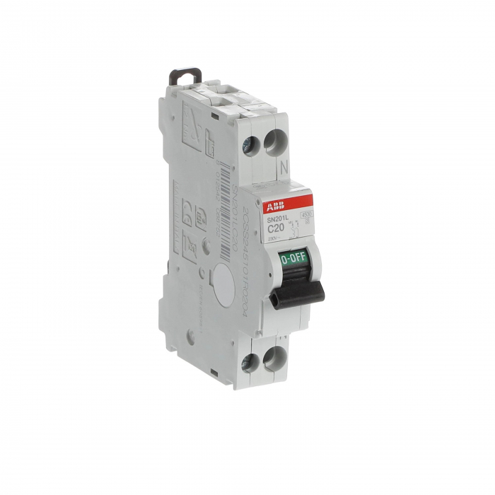 Siguranta automata 20A 1P+N C 4,5ka ABB SN201L 2CSS245101R0204 [2]