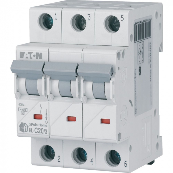 Siguranta automata 20A 3P C 4,5ka Xpole Eaton HL-C20/3 [2]