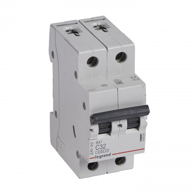 Siguranta automata 32A 2P C 4,5ka Legrand RX3 419700 [1]