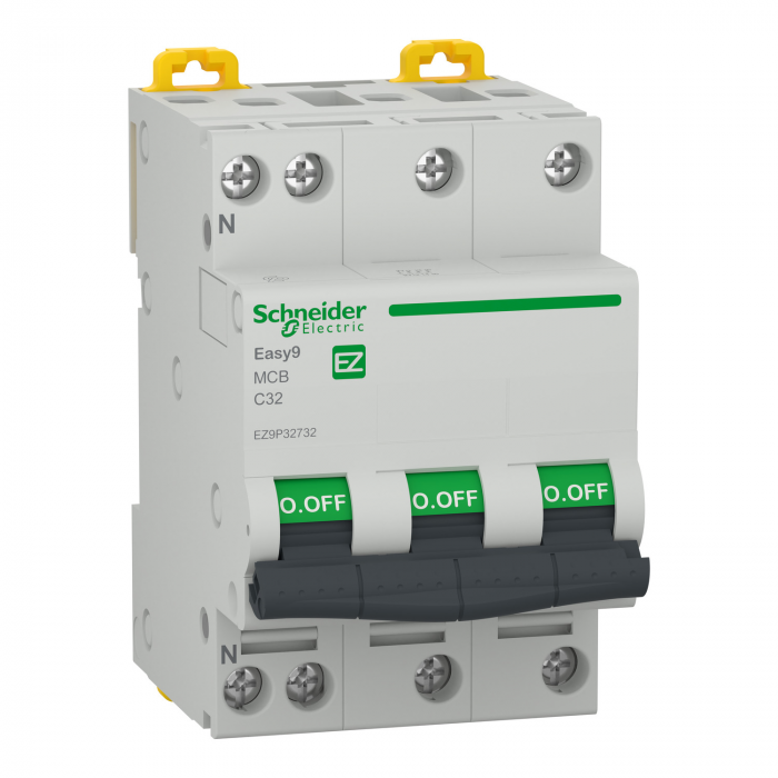 Siguranta automata 32A 3P+N C 4,5ka Easy9 Schneider EZ9P32732 [1]