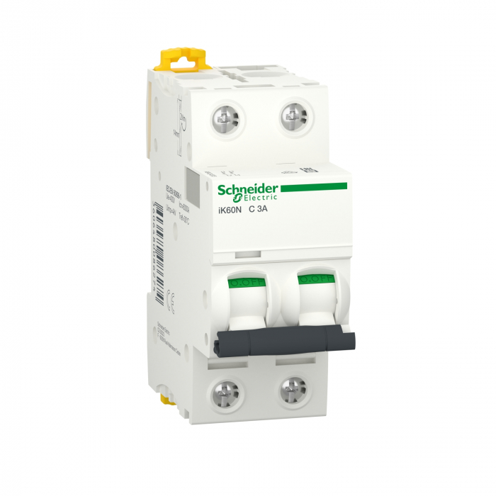 Siguranta automata 3A 2P 6ka ACTI9 IK60N Schneider A9K24203 [1]