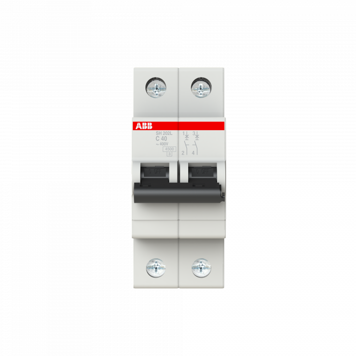 Siguranta automata 40A 2P C 4,5ka ABB SH202L 2CDS242001R0404 [1]