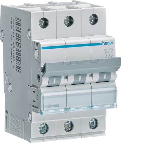 Siguranta automata 40A 3P Curba C 6ka Hager MCN340 [1]