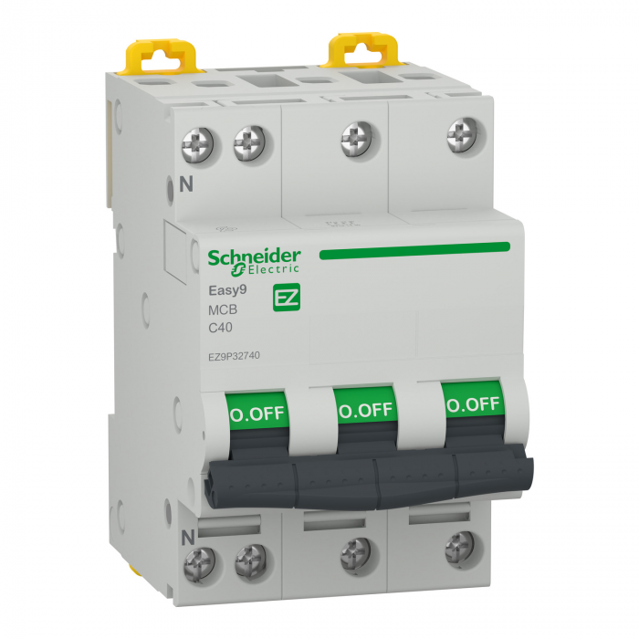 Siguranta automata 40A 3P+N C 4,5ka Easy9 Schneider EZ9P32740 [1]