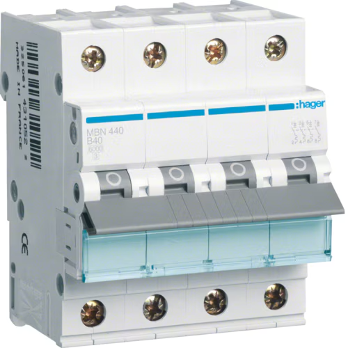 Siguranta automata 40A 4P 6ka B Hager MBN440 [1]