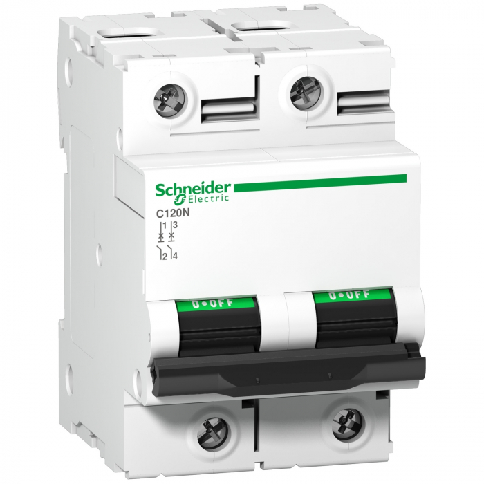 Siguranta automata 63A 2P C 10ka Acti9 C120N Schneider A9N18360 [1]