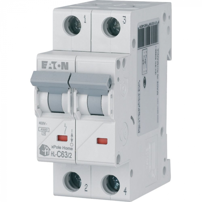 Siguranta automata 63A 2P C 4,5ka Xpole Eaton HL-C63/2 [2]
